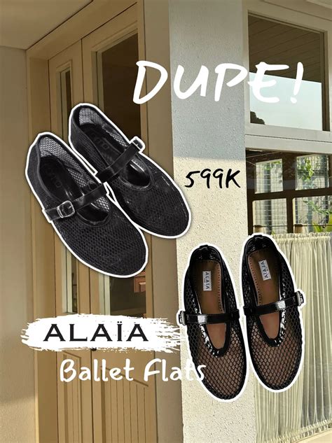 alaia ballet flats dupe|fishnet ballet flats dupe.